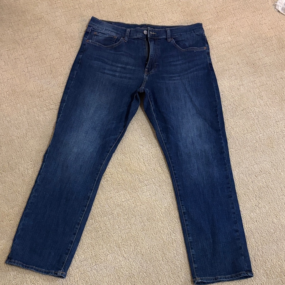 Lucky Brand Dark Blue Straight Jeans